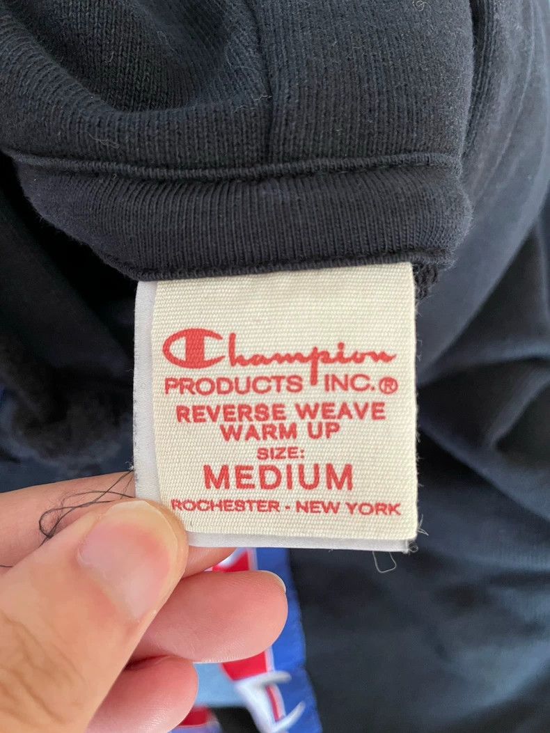 Vetements Vetements x Champion Black Ribbon Hoodie - dmc Size US M / EU 48-50 / 2 - 4 Thumbnail