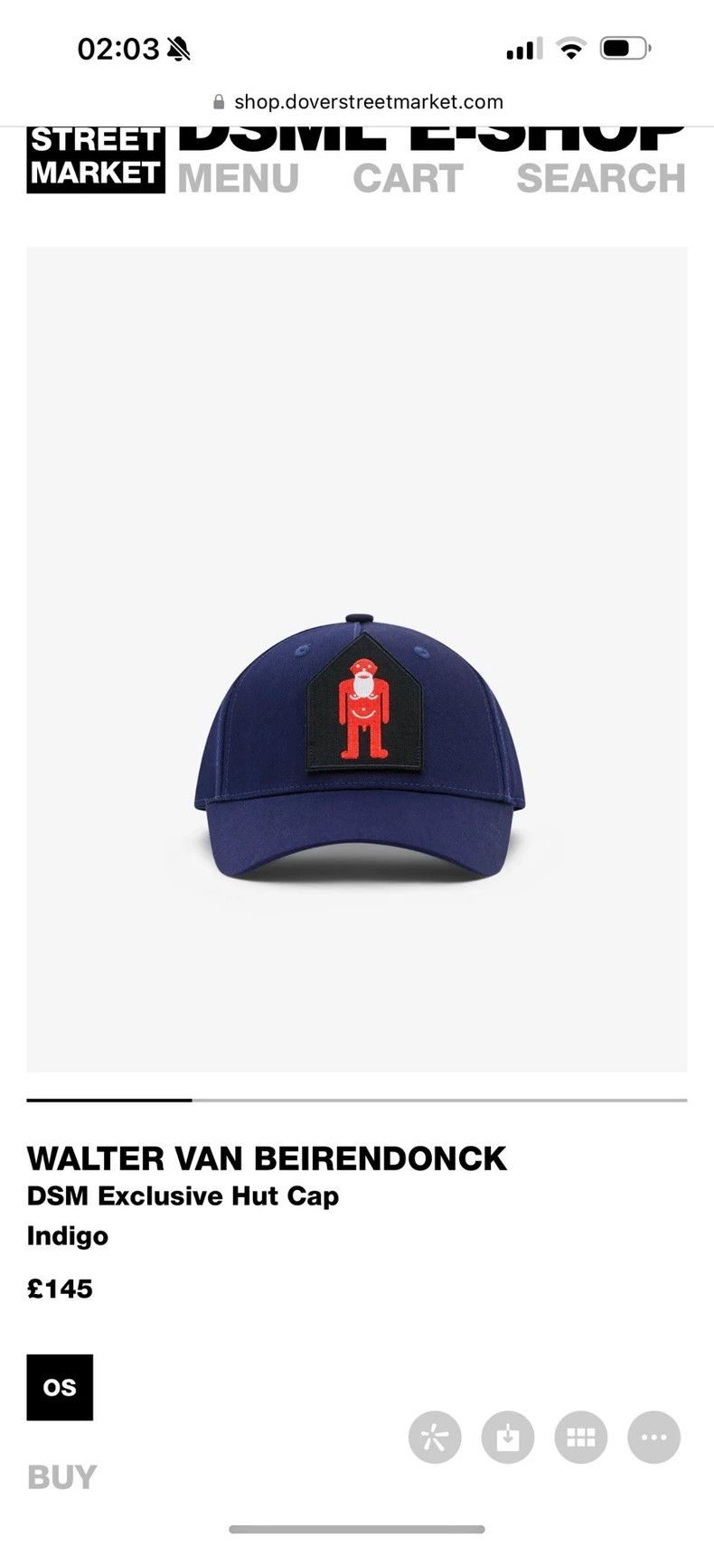 Walter Van Beirendonck Walter Van Beirendonck DSM Exclusive Hut Cap - dmc Size ONE SIZE - 6 Thumbnail