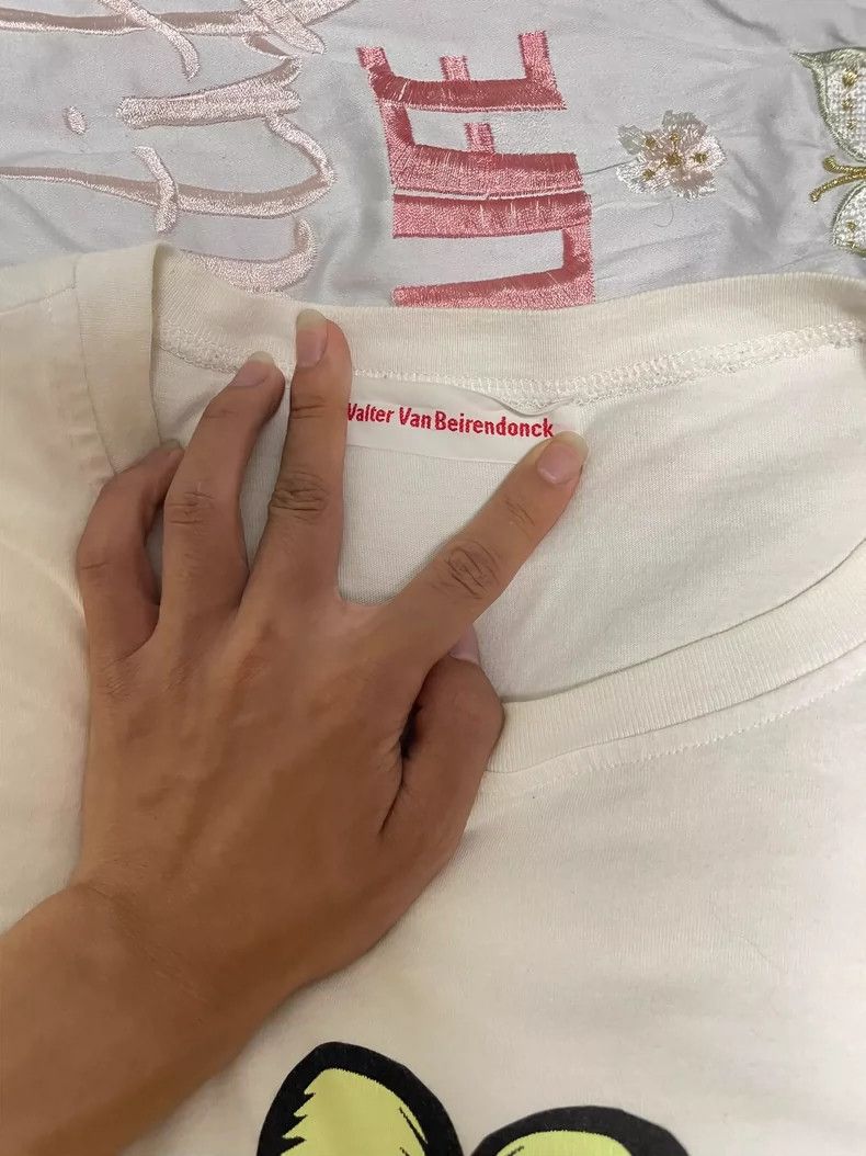 Walter Van Beirendonck Walter Van Beirendonck Peace Sign T-Shirt - dmc Size US L / EU 52-54 / 3 - 2 Thumbnail