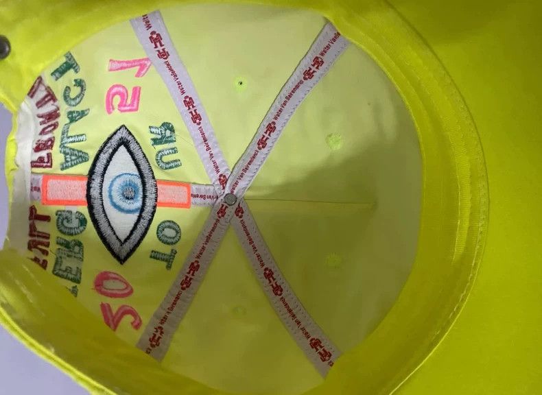 Walter Van Beirendonck Walter Van Beirendonck Neon Eye Cap - dmc Size ONE SIZE - 4 Thumbnail