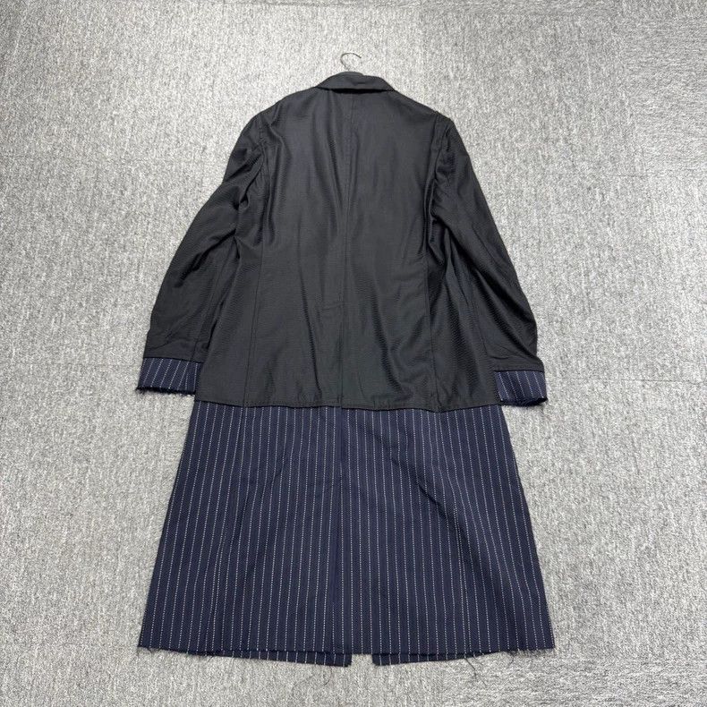 Comme des Garcons Comme des Garcons Wool Stripe Coat - dmc Size US L / EU 52-54 / 3 - 5 Thumbnail