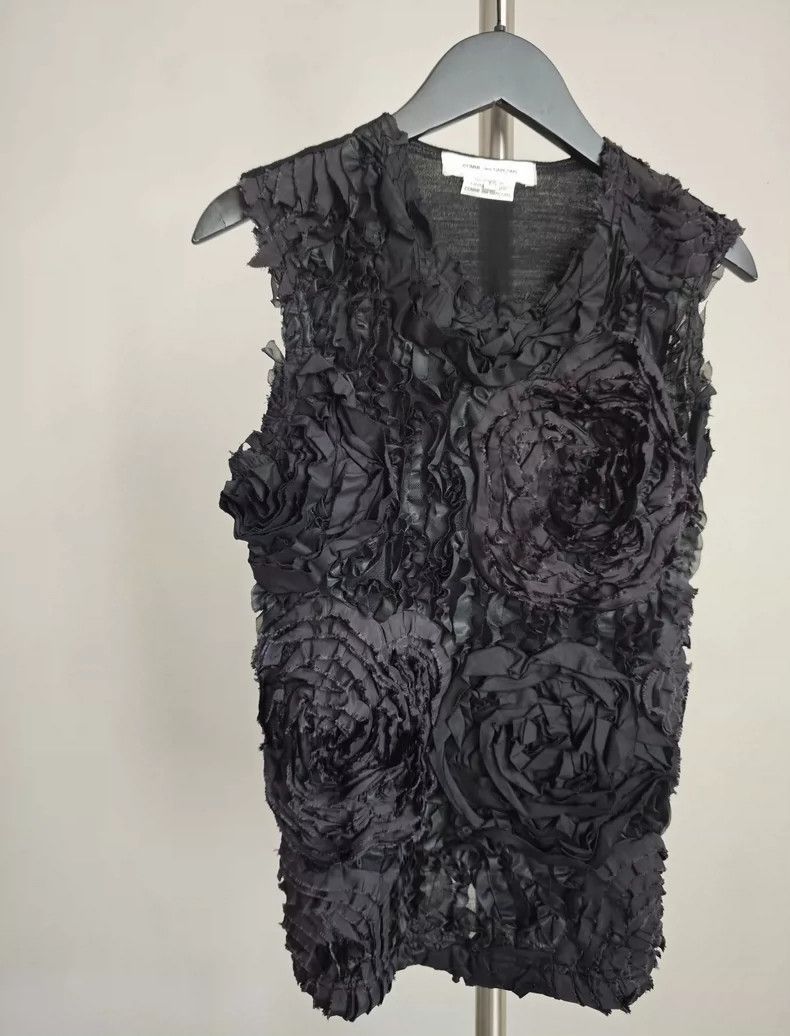 Comme des Garcons Comme des Garcons CDG Rose Sleeveless Top - dmc Size US XS / EU 42 / 0 - 6 Thumbnail