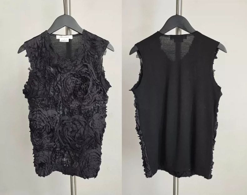 Comme des Garcons Comme des Garcons CDG Rose Sleeveless Top - dmc Size US XS / EU 42 / 0 - 2 Thumbnail