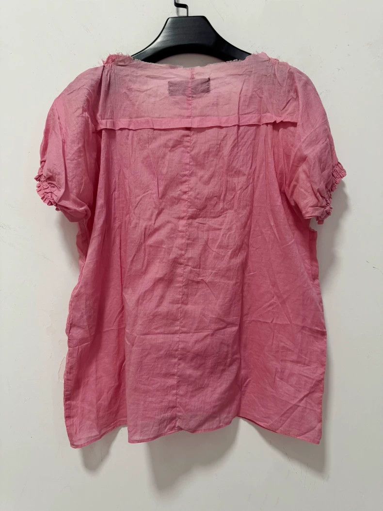 Comme des Garcons CDG Tricot Pink Puff Sleeve Blouse - dmc Size US M / EU 48-50 / 2 - 5 Thumbnail