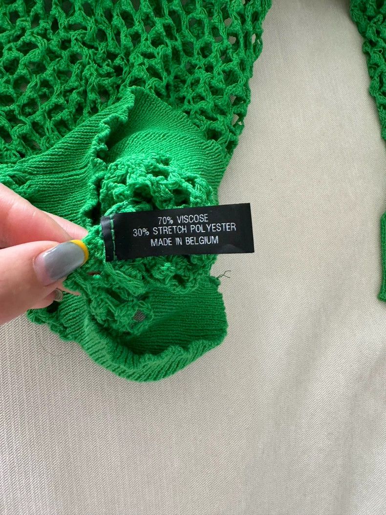 Walter Van Beirendonck Walter Van Beirendonck Green Mesh Top - dmc Size US M / EU 48-50 / 2 - 3 Thumbnail