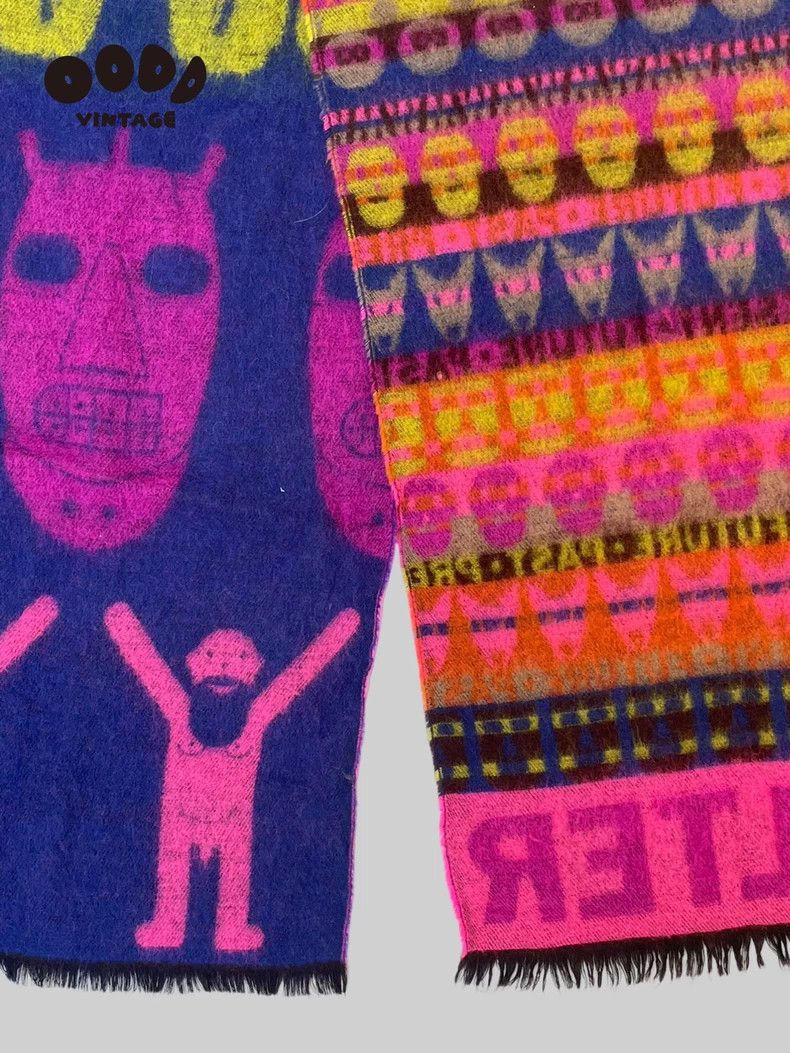 Walter Van Beirendonck Walter Van Beirendonck Fluorescent Scarf Cape - dmc Size ONE SIZE - 3 Thumbnail