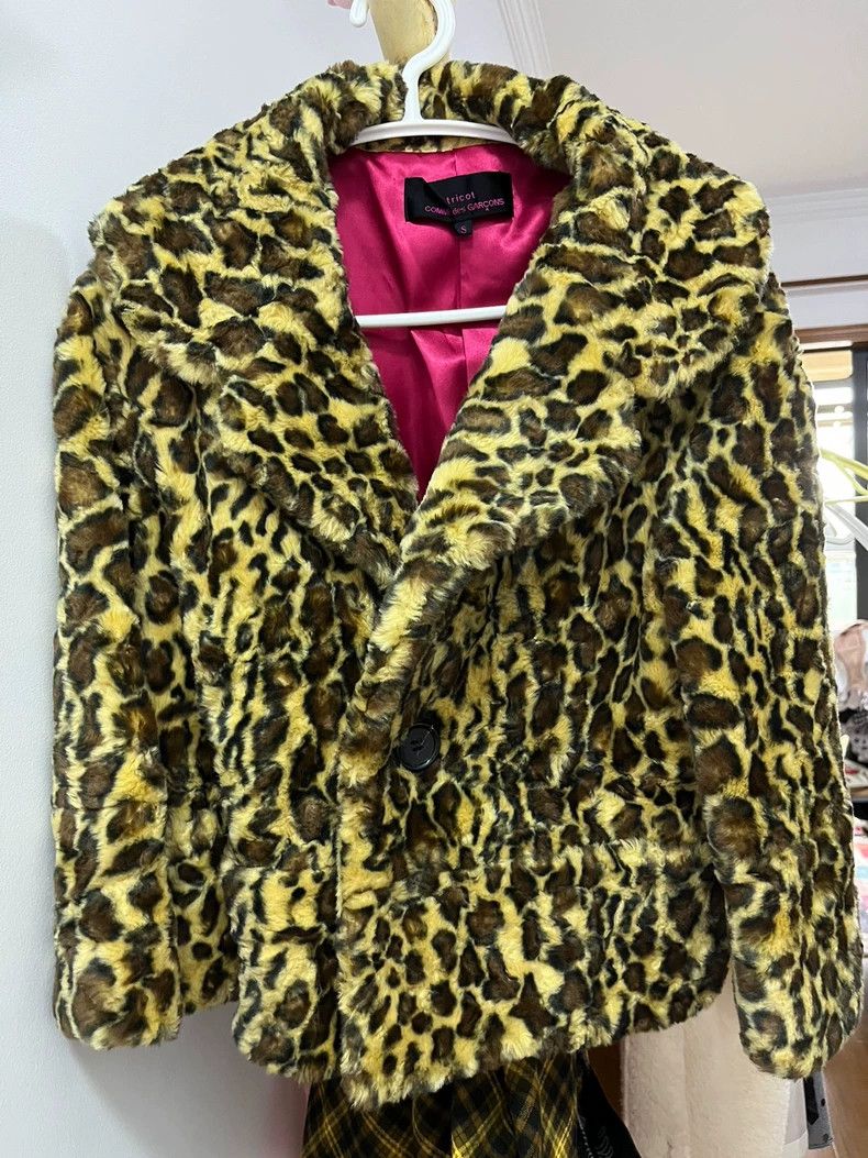 Comme des Garcons Tricot CDG Leopard Faux Fur Coat - dmc Size US S / EU 44-46 / 1 - 3 Thumbnail