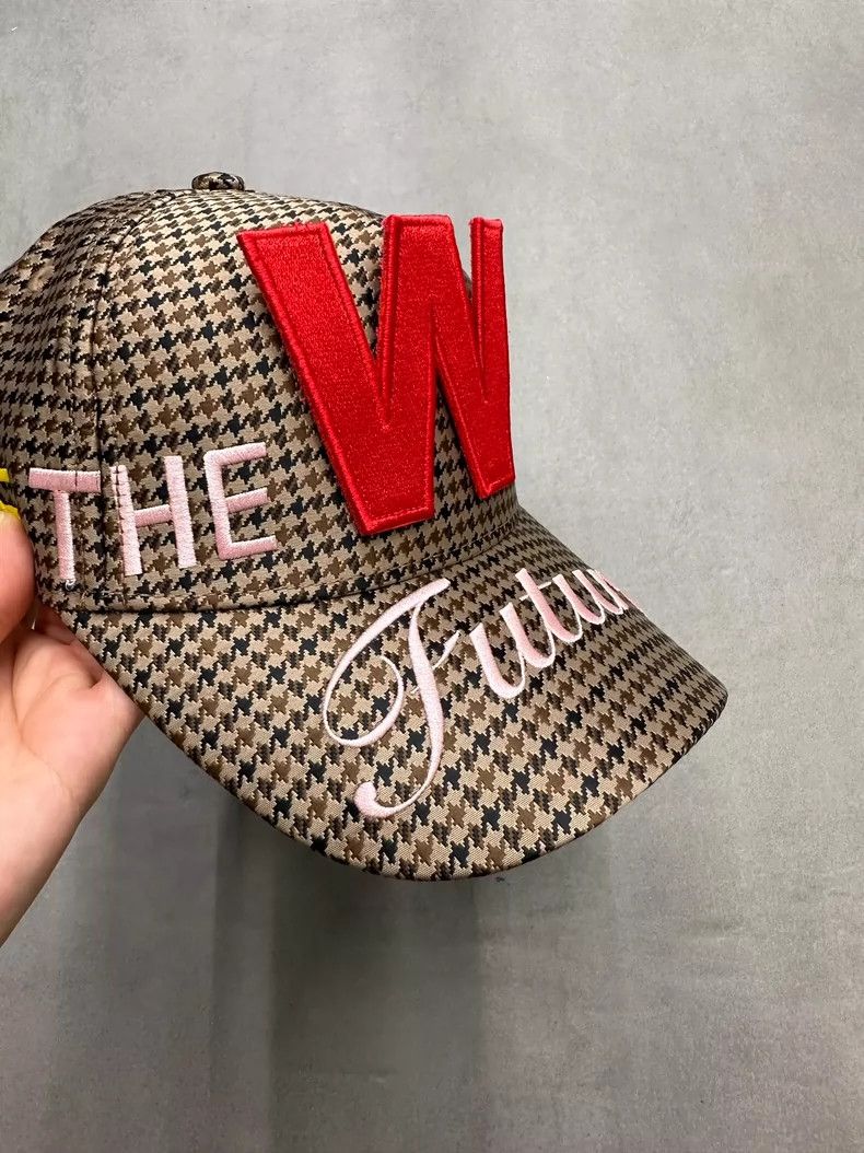 Walter Van Beirendonck Walter Van Beirendonck Houndstooth Cap - dmc Size ONE SIZE - 3 Thumbnail
