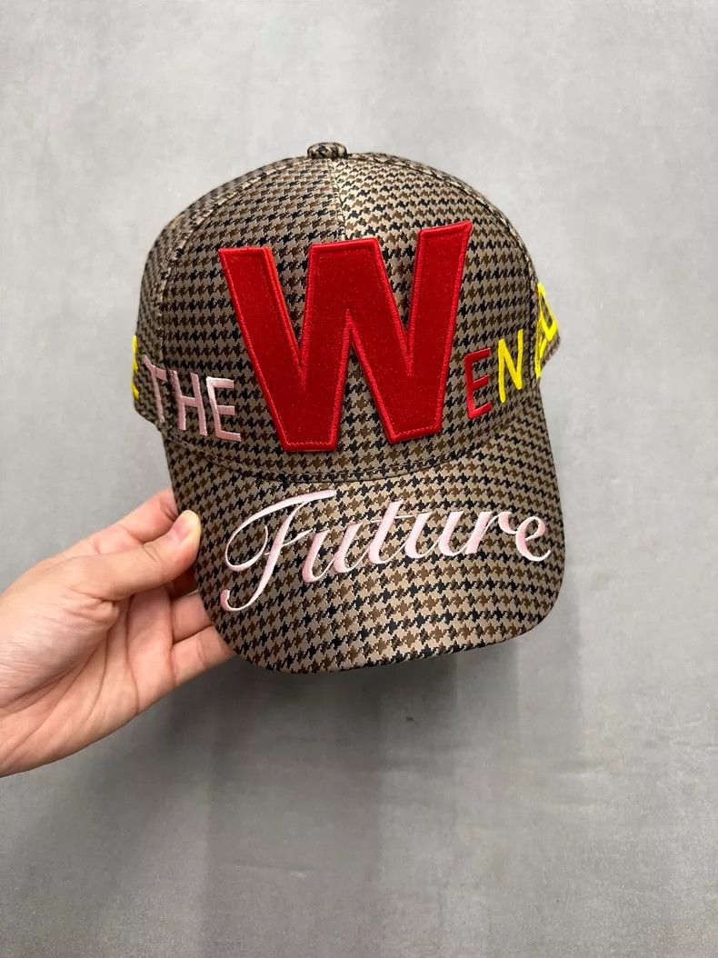 Walter Van Beirendonck Walter Van Beirendonck Houndstooth Cap - dmc Size ONE SIZE - 5 Thumbnail