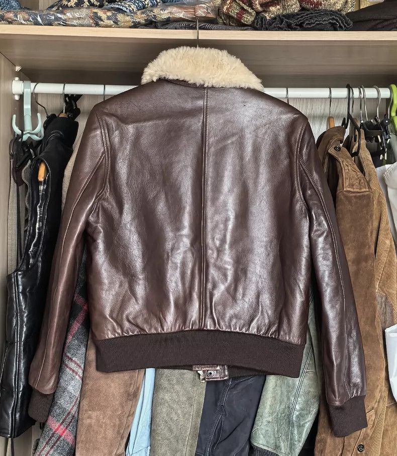 RRL Ralph Lauren Ralph Lauren Shearling Leather G1 Jacket - dmc Size US M / EU 48-50 / 2 - 2 Thumbnail