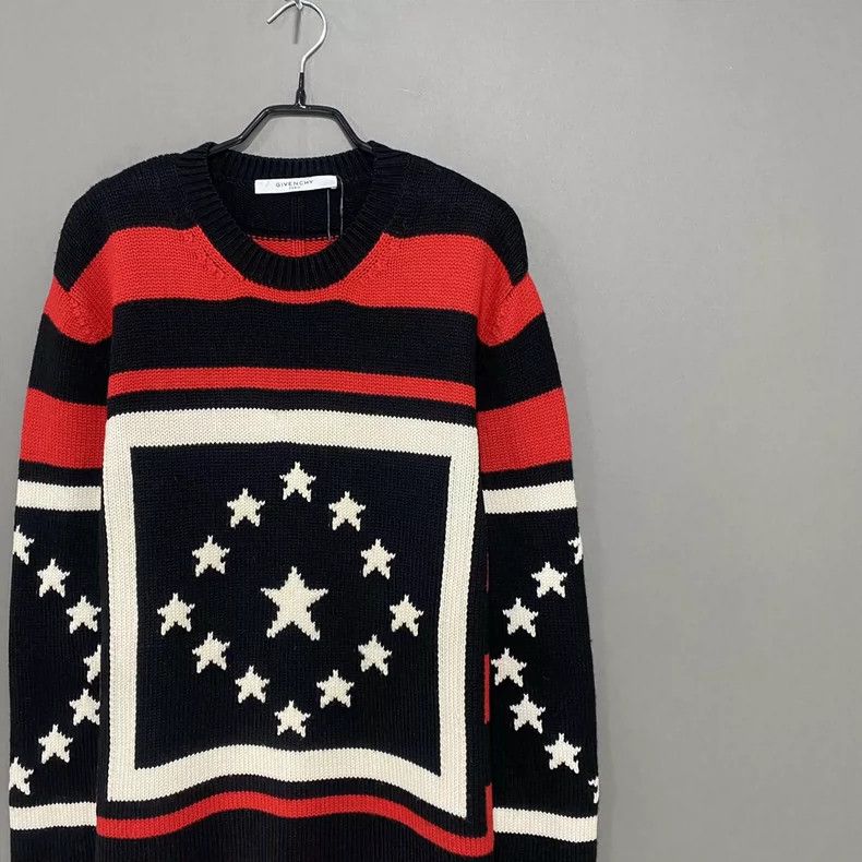 Givenchy GIVENCHY Star Striped Sweater - dmc Size US M / EU 48-50 / 2 - 2 Thumbnail