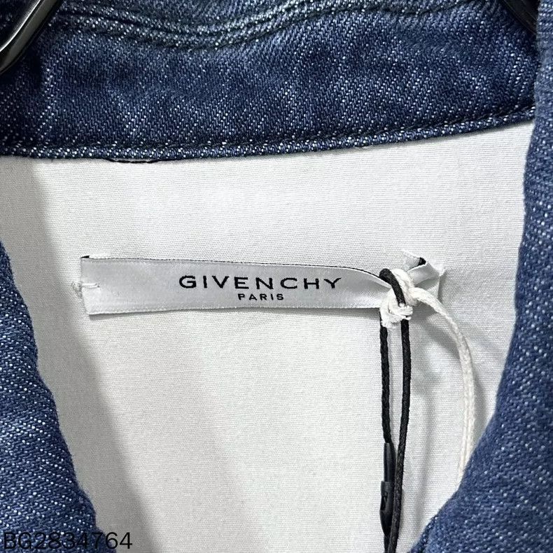Givenchy Givenchy Logo Back Denim Jacket - dmc Size US S / EU 44-46 / 1 - 4 Thumbnail