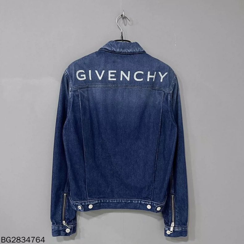 Givenchy Givenchy Logo Back Denim Jacket - dmc Size US S / EU 44-46 / 1 - 3 Thumbnail