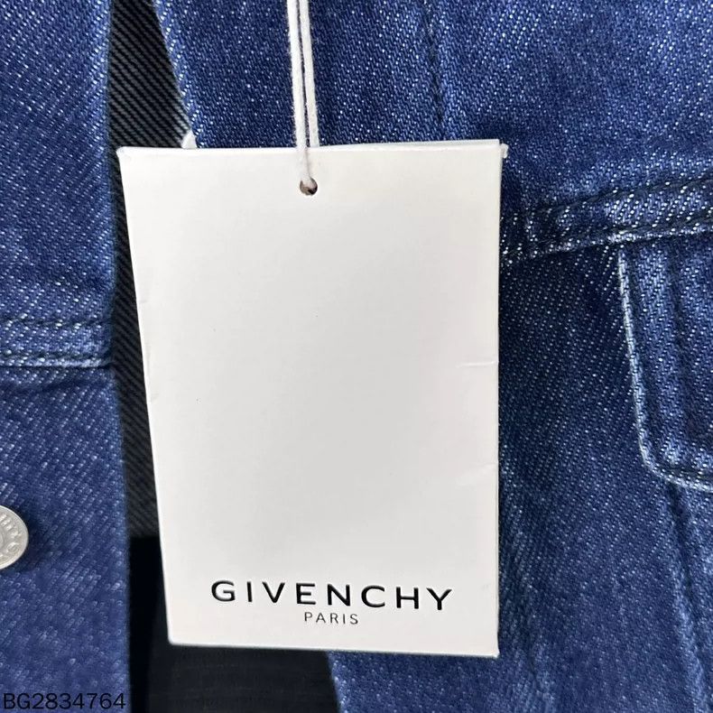 Givenchy Givenchy Logo Back Denim Jacket - dmc Size US S / EU 44-46 / 1 - 5 Thumbnail