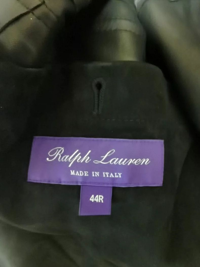 Ralph Lauren Purple Label Ralph Lauren Purple Label Black Suede Jacket - dmc Size US XL / EU 56 / 4 - 4 Thumbnail