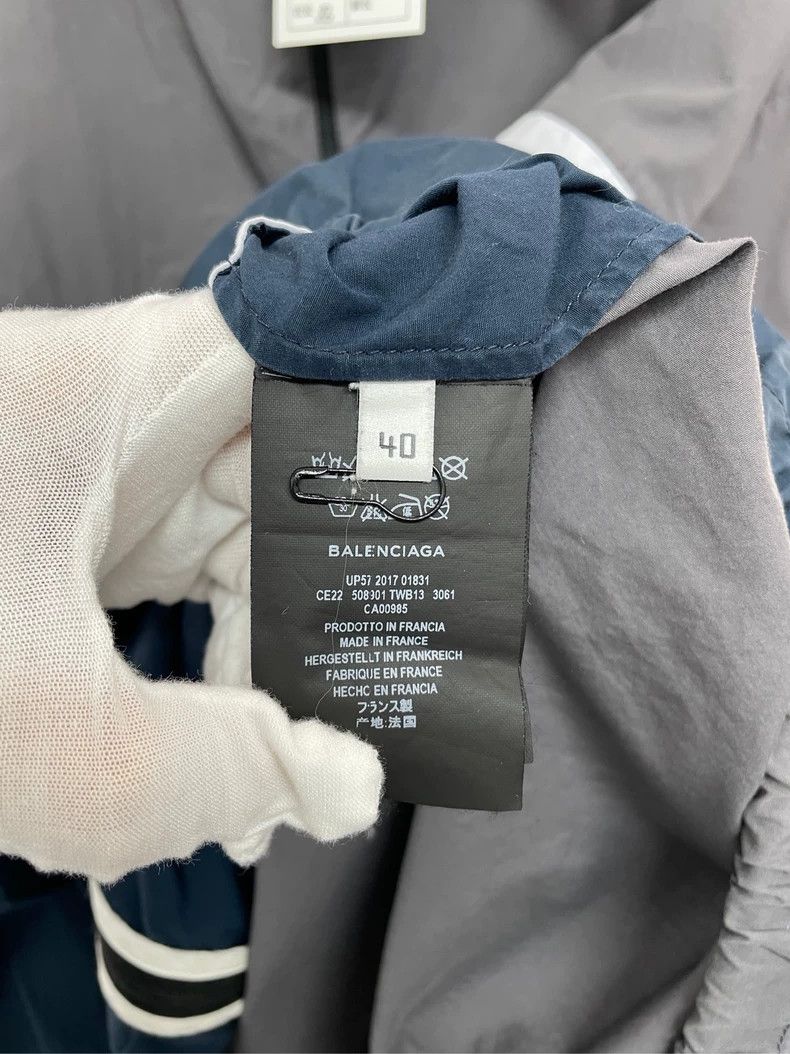 Balenciaga Balenciaga Gray Blue Paneled Jacket - dmc Size US L / EU 52-54 / 3 - 5 Thumbnail