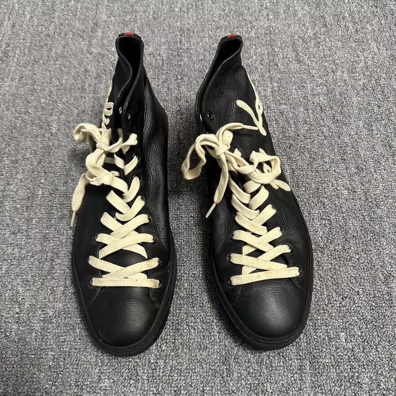 Gucci Gucci Leather High-Top Sneakers - dmc Size US 9.5 / EU 42-43 - 2 Thumbnail