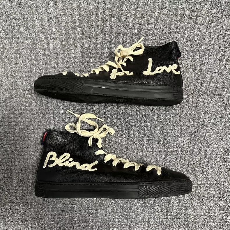 Gucci Gucci Leather High-Top Sneakers - dmc Size US 9.5 / EU 42-43 - 3 Thumbnail