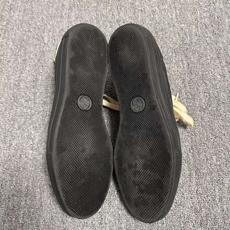 Gucci Gucci Leather High-Top Sneakers - dmc Size US 9.5 / EU 42-43 - 6 Thumbnail