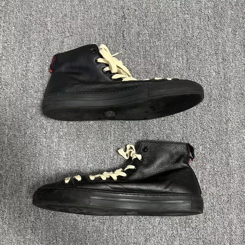 Gucci Gucci Leather High-Top Sneakers - dmc Size US 9.5 / EU 42-43 - 4 Thumbnail