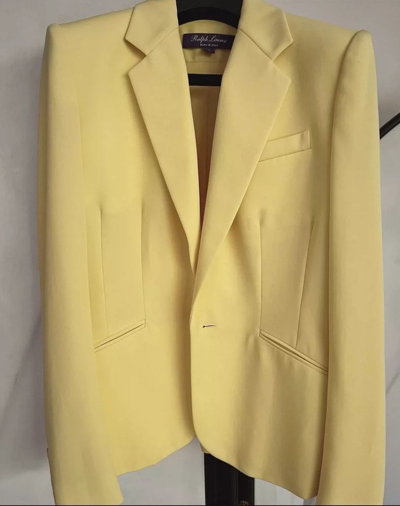 Ralph Lauren Purple Label Ralph Lauren Purple Label Yellow Blazer - dmc Size US S / EU 44-46 / 1 - 3 Thumbnail