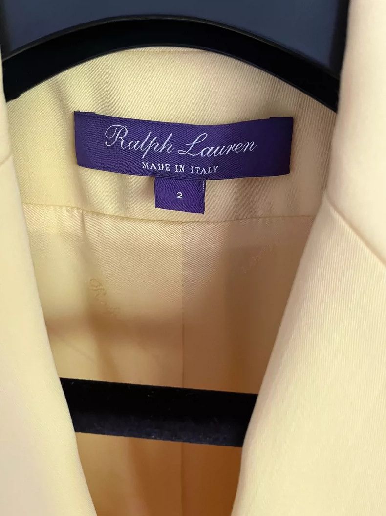 Ralph Lauren Purple Label Ralph Lauren Purple Label Yellow Blazer - dmc Size US S / EU 44-46 / 1 - 7 Thumbnail