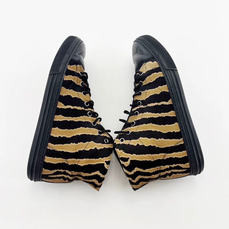 Gucci Gucci Tiger Stripe High-Top Sneakers - dmc Size US 10 / EU 43 - 3 Thumbnail