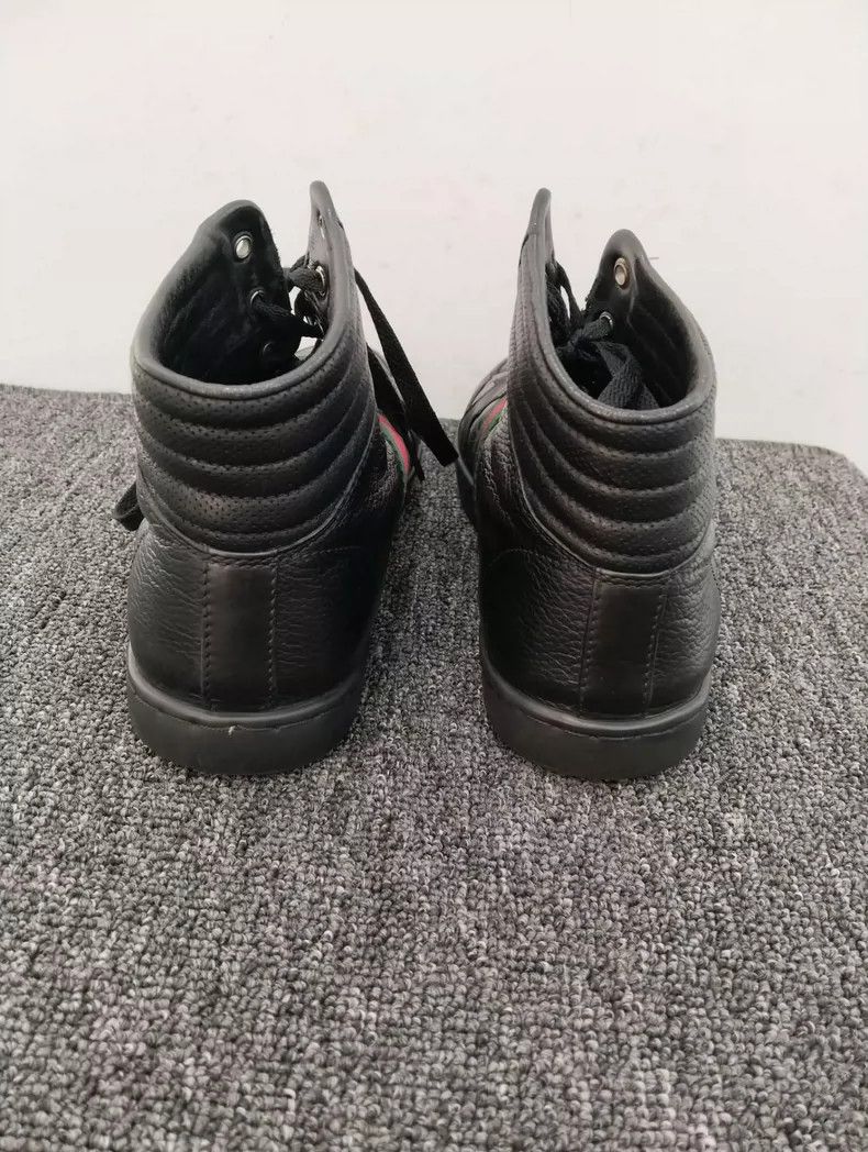 Gucci Gucci High-Top Leather Sneakers - dmc Size US 9.5 / EU 42-43 - 8 Thumbnail
