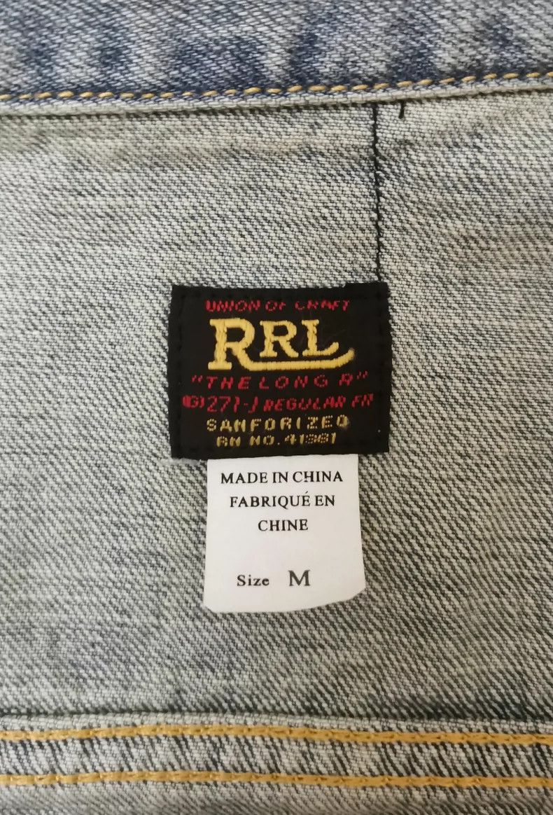 RRL Ralph Lauren RRL 1950 Vintage Light Blue Denim Jacket - dmc Size US M / EU 48-50 / 2 - 5 Thumbnail
