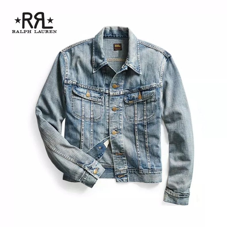 RRL Ralph Lauren RRL 1950 Vintage Light Blue Denim Jacket - dmc Size US M / EU 48-50 / 2 - 3 Thumbnail