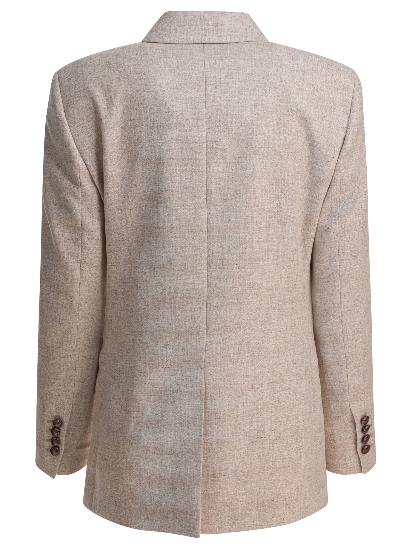 Brunello Cucinelli Wool And Cashmere Twill Flannel Blazer Size S / US 4 / IT 40 - 2 Thumbnail