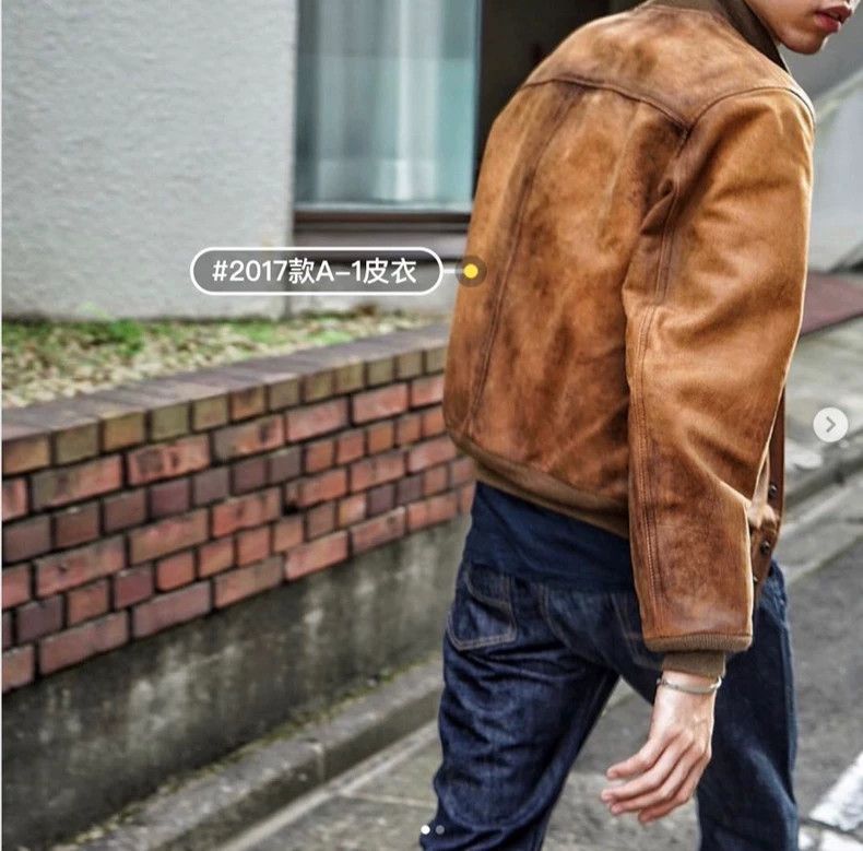 RRL Ralph Lauren RRL A1 Leather Bomber Jacket S - dmc Size US S / EU 44-46 / 1 - 4 Thumbnail