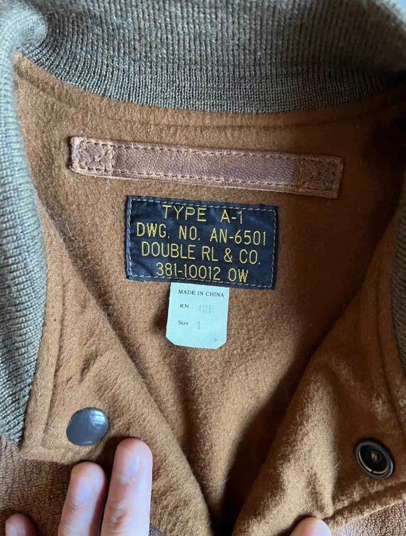 RRL Ralph Lauren RRL A1 Leather Bomber Jacket S - dmc Size US S / EU 44-46 / 1 - 8 Thumbnail