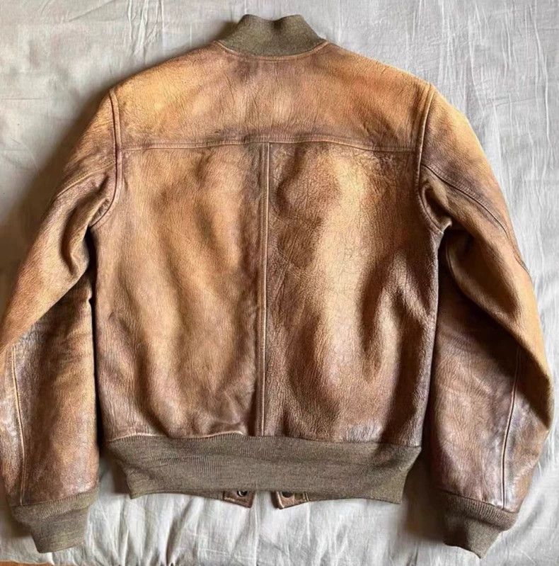 RRL Ralph Lauren RRL A1 Leather Bomber Jacket S - dmc Size US S / EU 44-46 / 1 - 2 Thumbnail