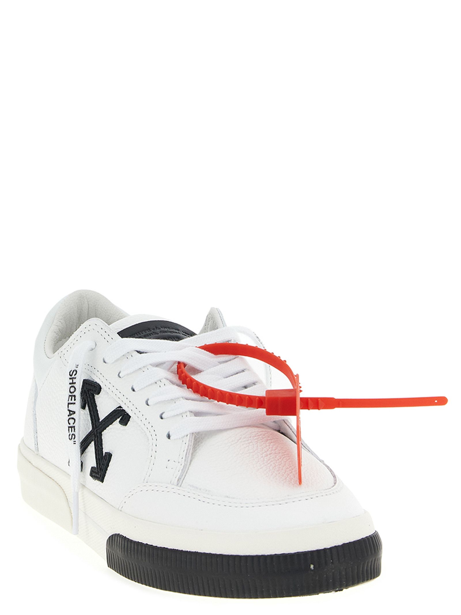 Off-White 'New Low Vulcanized Leather' Sneakers Size US 12 / EU 45 - 3 Thumbnail