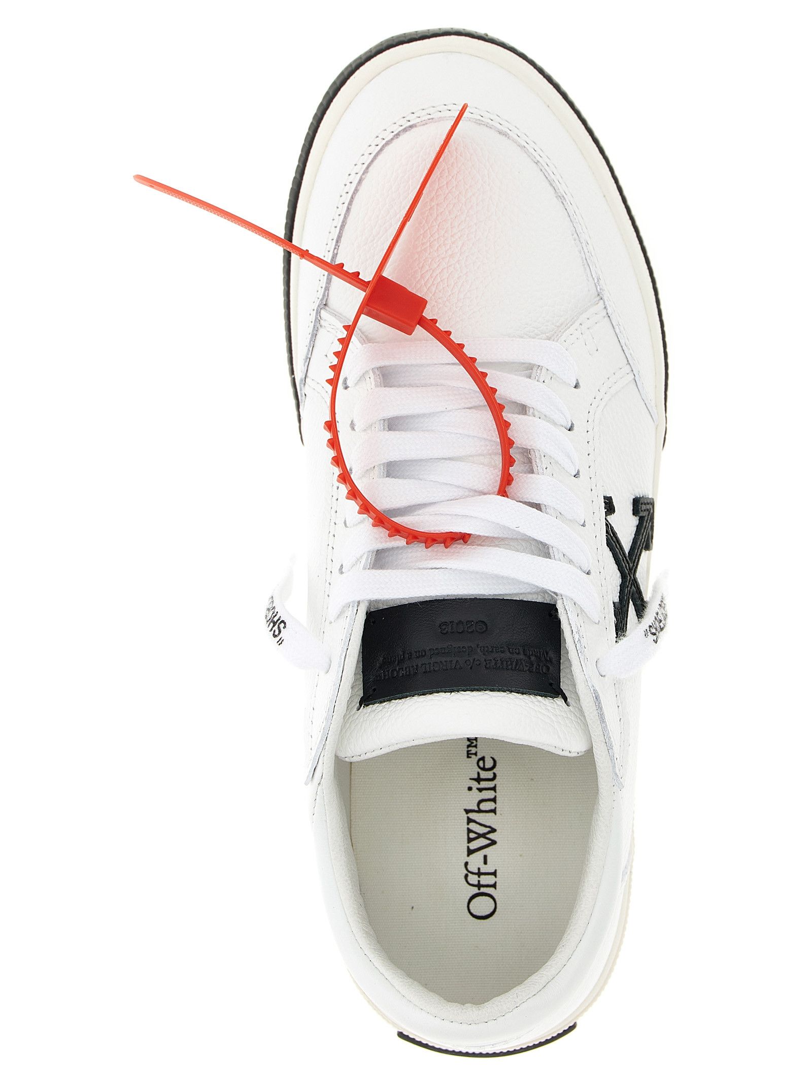 Off-White 'New Low Vulcanized Leather' Sneakers Size US 12 / EU 45 - 5 Thumbnail