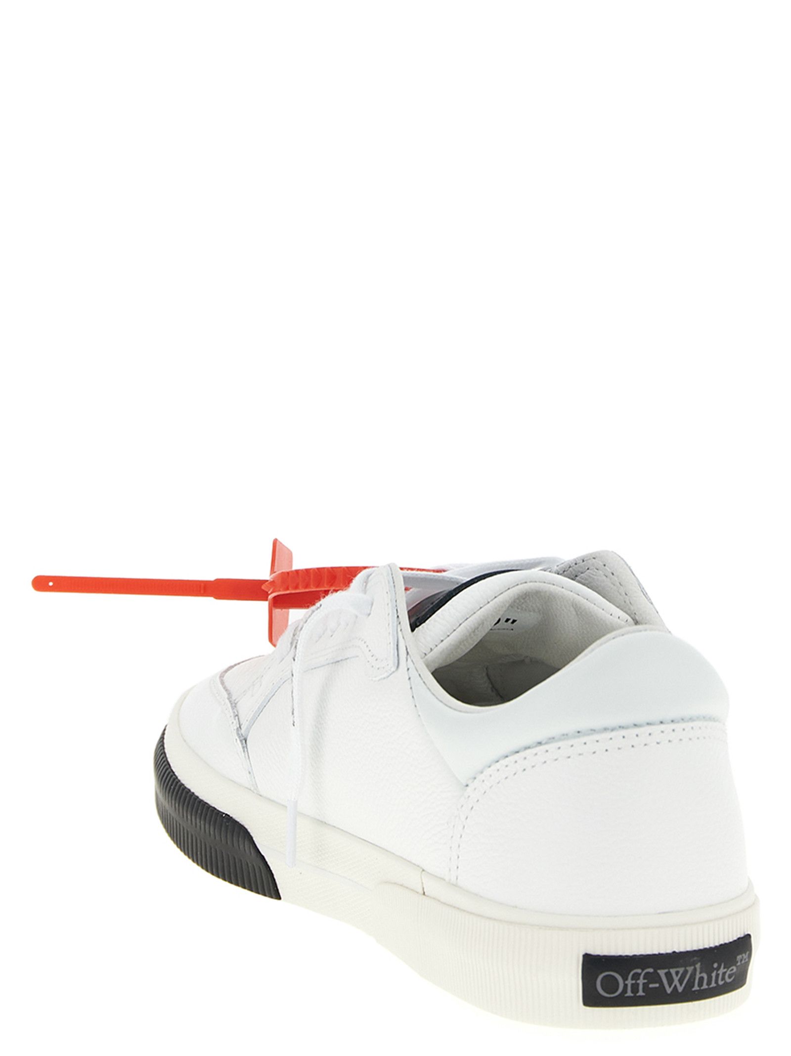 Off-White 'New Low Vulcanized Leather' Sneakers Size US 12 / EU 45 - 4 Thumbnail