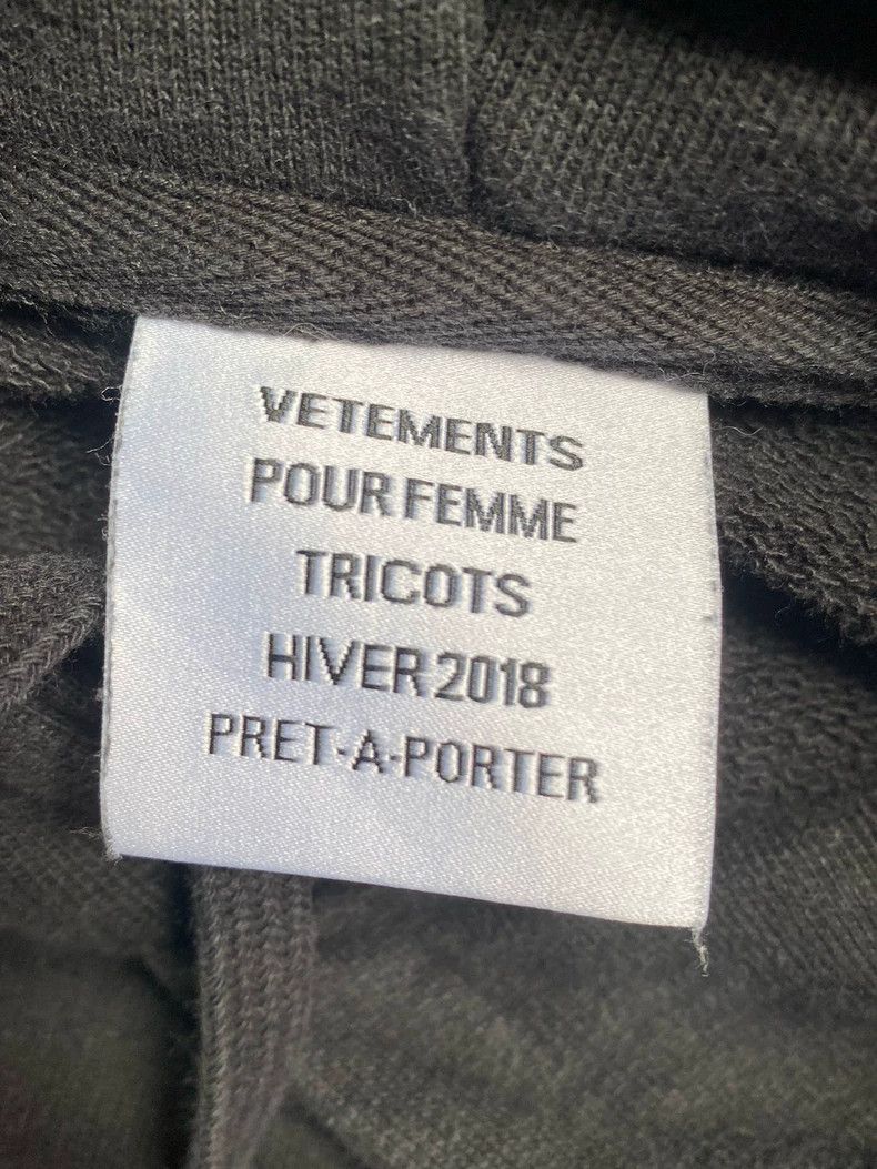 Vetements Vetements French Flag Embroidered Hoodie-yf Size US XS / EU 42 / 0 - 5 Thumbnail