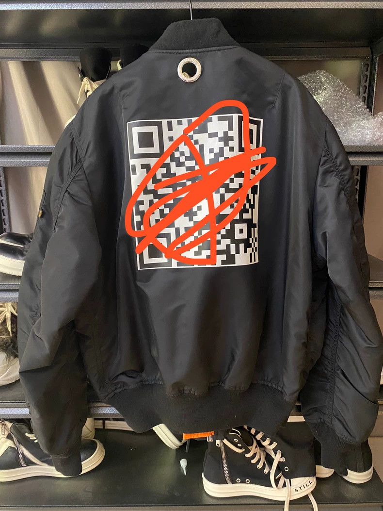 Vetements Vetements Georgia QR Code Cotton Jacket-yf Size US XS / EU 42 / 0 - 3 Thumbnail