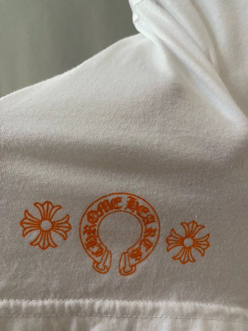 Chrome Hearts Chrome Hearts White Cross Print Short Sleeve Tee-yf Size US M / EU 48-50 / 2 - 3 Thumbnail
