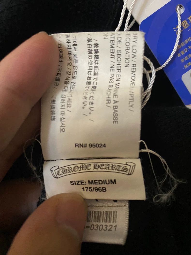 Chrome Hearts Chrome Hearts Black Cross Pattern Long Sleeve-yf Size US M / EU 48-50 / 2 - 5 Thumbnail