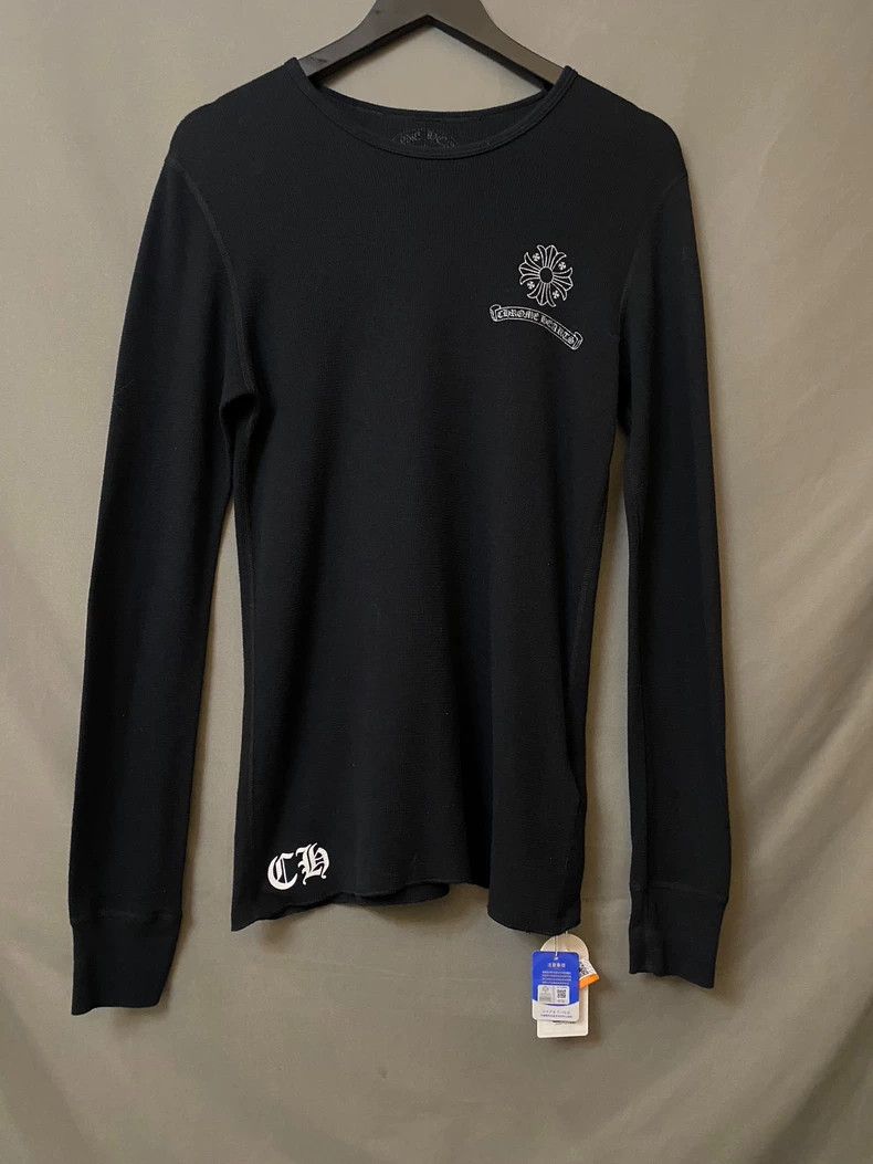 Chrome Hearts Chrome Hearts Black Cross Pattern Long Sleeve-yf Size US M / EU 48-50 / 2 - 2 Thumbnail