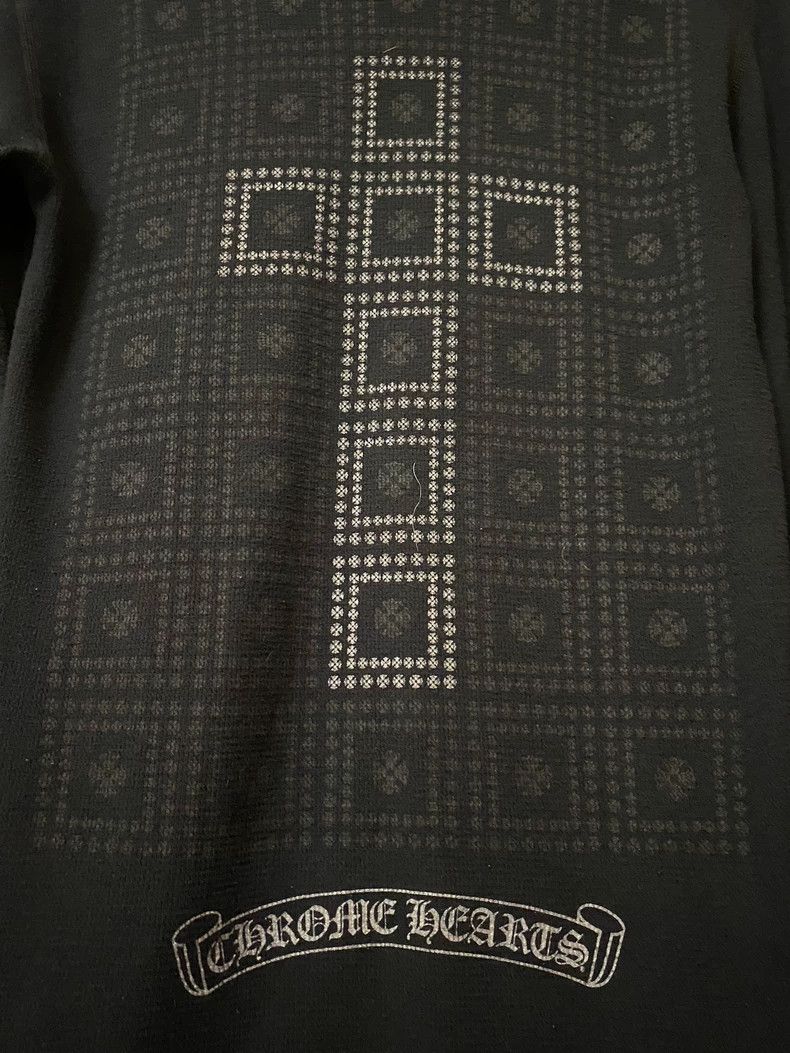 Chrome Hearts Chrome Hearts Black Cross Pattern Long Sleeve-yf Size US M / EU 48-50 / 2 - 3 Thumbnail