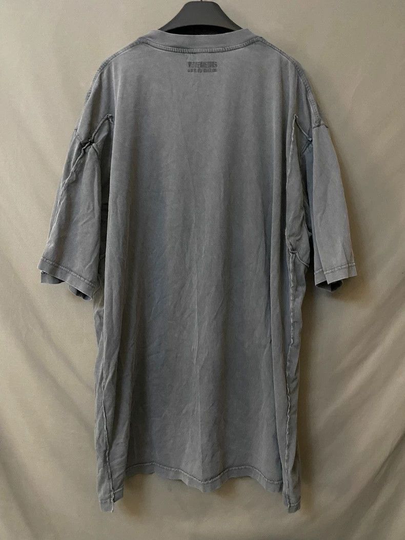 Vetements Vetements Washed Patchwork Short Sleeve Tee-yf Size US L / EU 52-54 / 3 - 4 Thumbnail