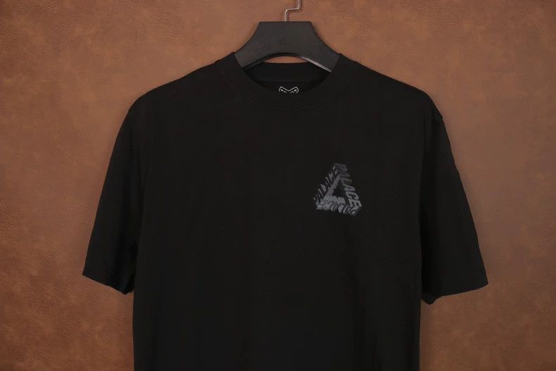 Paly Hollywood Palace Black Logo Print Short Sleeve T-Shirt-yf Size US L / EU 52-54 / 3 - 2 Thumbnail