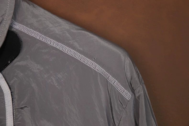 Stone Island Stone Island Silver Nylon Zip Jacket-yf Size US XL / EU 56 / 4 - 3 Thumbnail