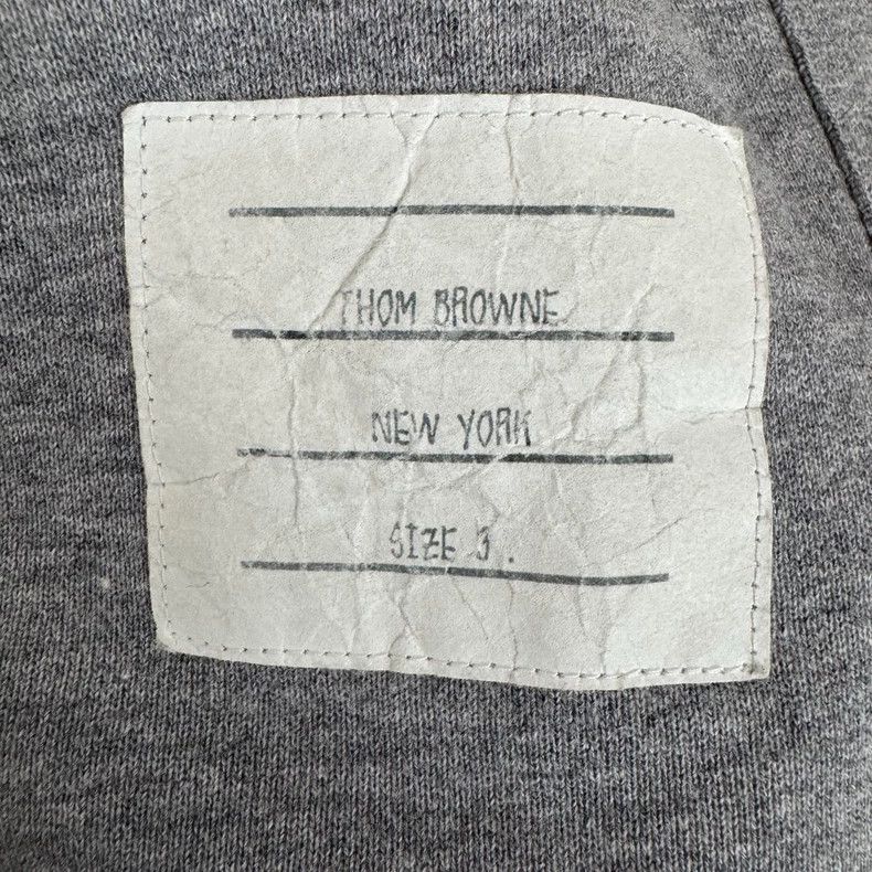 Thom Browne THOM BROWNE Grey Striped Sweatshirt-yf Size US M / EU 48-50 / 2 - 6 Thumbnail