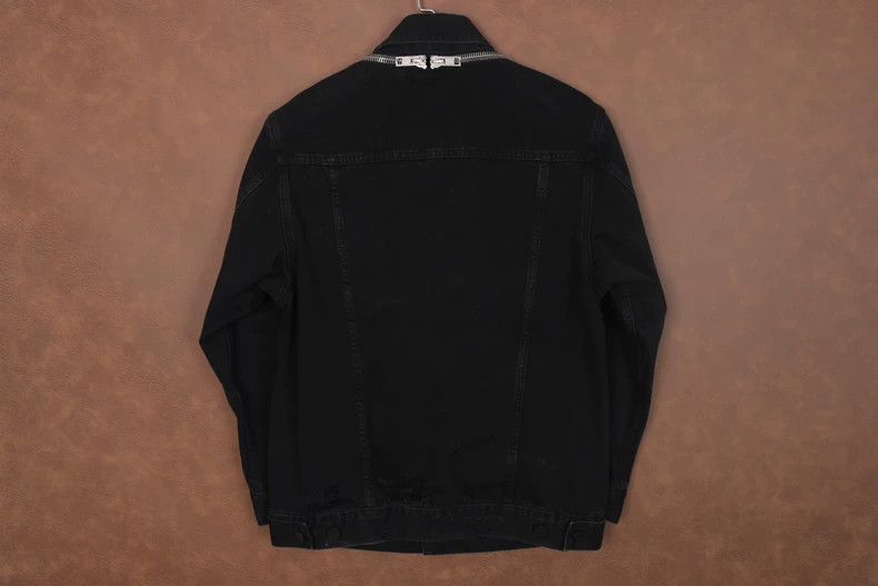 Alexander Wang Alexander Wang Black Denim Cold Shoulder Jacket-yf Size US XS / EU 42 / 0 - 3 Thumbnail