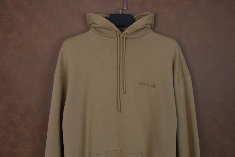 Balenciaga Balenciaga Beige Embroidered Logo Hoodie-yf Size US S / EU 44-46 / 1 - 2 Thumbnail