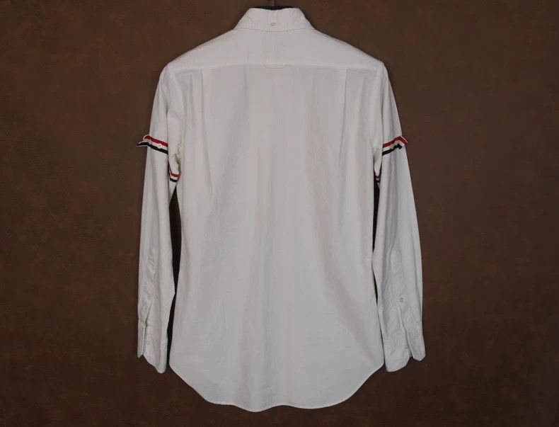 Thom Browne Thom Browne White Long Sleeve Shirt-yf Size US S / EU 44-46 / 1 - 3 Thumbnail